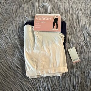 Destination Maternity Core Legging Women's Size XL 16/18 Blue Ultra Soft Ankle‎